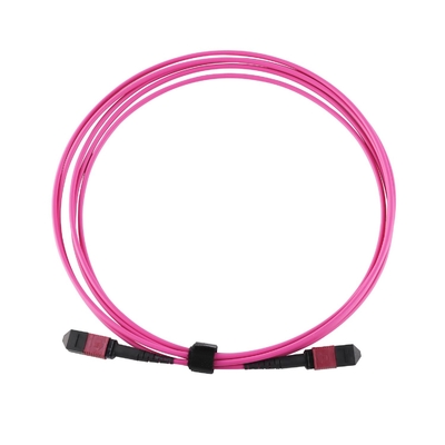 20m OM4 MPO MTP シルコニア セラミック 光ファイバーケーブル PVC/LSZH ジャケット