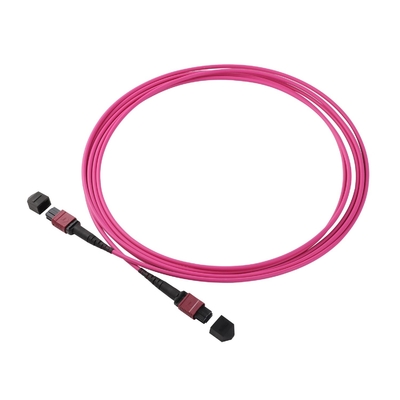 20m OM4 MPO MTP シルコニア セラミック 光ファイバーケーブル PVC/LSZH ジャケット