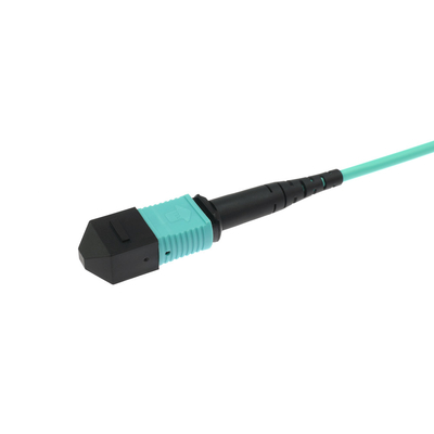 PVC/LSZH マルチモード MPO MTP 光ファイバーケーブル 20m 長さ -20.C から 70.C 動作温度