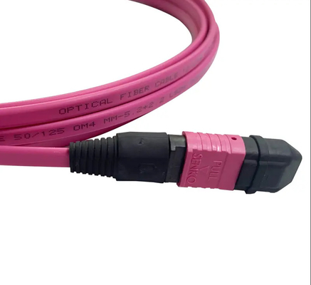 MPO MTP ジルコニアセラミックコネクタ 3.0mmケーブル直径 -40.C から 85.C PVC/LSZH ジャケット 20m 長さ