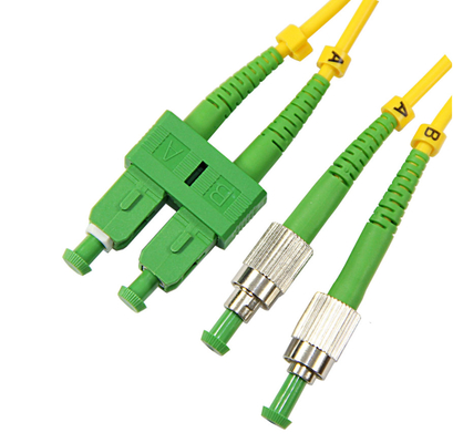 電信級光ファイバーパッチケーブル PVC/LSZHジャケット 直径3.0mm 挿入損失が低い
