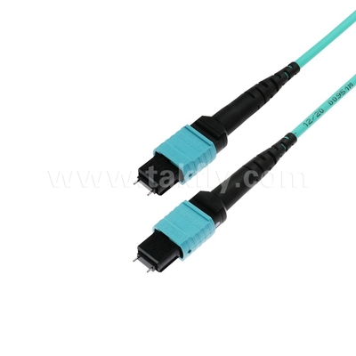 16コア SM MM MPO MTP データセンターのための光ファイバージャンパーケーブル