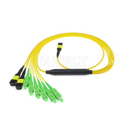 オプション MTP トランクケーブル MPO/MTP SC/LC/FC/ST/MPO データセンター用光ファイバーケーブル