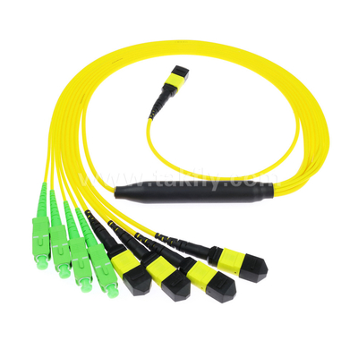 オプション MTP トランクケーブル MPO/MTP SC/LC/FC/ST/MPO データセンター用光ファイバーケーブル
