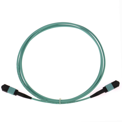 エリートマルチモードOM3 50/125,プレニウムOFNPタイプB MPOパッチコード 3m 10ft MTP-12 PC 女性からMTP-12 PC 女性