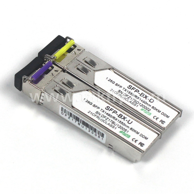 1.25Gbps SFP双方向トランシーバー MMF 2KM Reach Tx1310nm/Rx1550nm