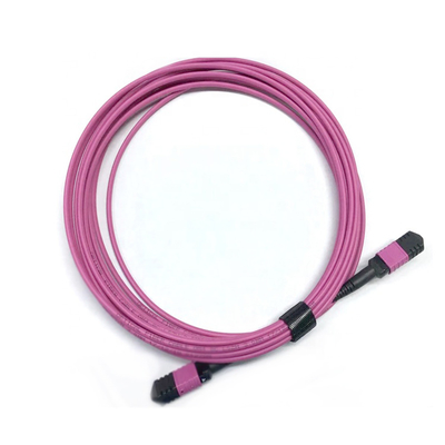エリートマルチモードOM4 50/125 完全OFNPタイプB MPOパッチコード 3.0mmケーブル 10m 33ft MTP-12 PC 女性からMTP-12 PC 女性