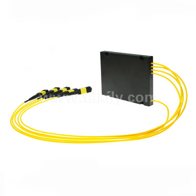 MPO/MTP Fanout Cable PLC Splitter 1x4 SM/MM データセンターのための光ファイバー FTTX