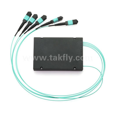 MPO/MTP Fanout Cable PLC Splitter 1x4 SM/MM データセンターのための光ファイバー FTTX
