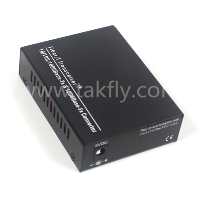 フル/ハーフデュプレックスとST/SC接続の10G非管理ファイバーメディアコンバーター