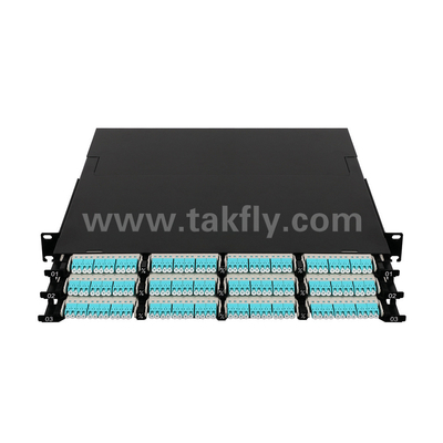 光ファイバーMPOカセット MTPパッチパネル 144コア データセンターのための超高密度 FTTX