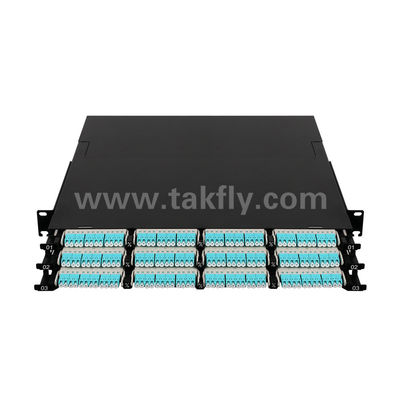 MPOパッチパネル MTPカセット 144コア 超高密度光ファイバー データセンター用 FTTX