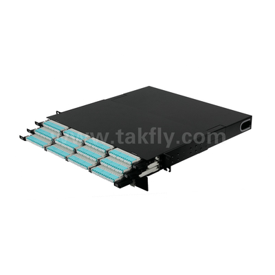 光ファイバーMPOカセット MTPパッチパネル 144コア データセンターのための超高密度 FTTX