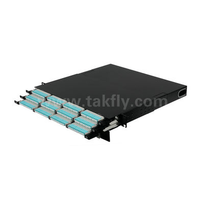 MPOパッチパネル MTPカセット 144コア 超高密度光ファイバー データセンター用 FTTX