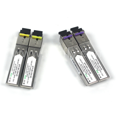 1.25G SFP BIDI オプティカルトランシーバーモジュール Tx1490/Rx1550nm 80KM SMF DDM LC CISCO JUNIPER HUAWEI互換性