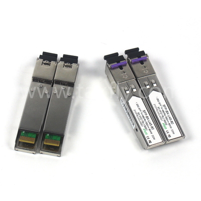 1.25G SFP BIDI オプティカルトランシーバーモジュール Tx1490/Rx1550nm 80KM SMF DDM LC CISCO JUNIPER HUAWEI互換性