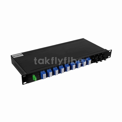 1U 19インチラックマウント WDM 1x72 CATV PLC スプリッター GPON アプリケーション