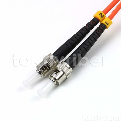 UPC MM デュプレックスファイバーパッチコード 3.0mm LSZH ST TO LC OM1 OM2 APC