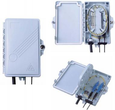 FTTH ファイバーオプティック終結箱 屋外と屋内の両方で使用可能
