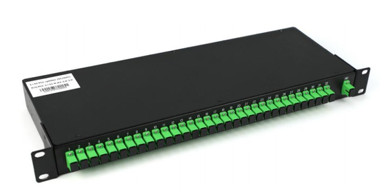 1260-1560nm SM PLC 1×Nと2×N スプリッターラック ファイバーオプティック PLC スプリッター