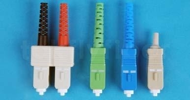 SC ANSI,IEC,TIA/EIA,NTTおよびJIS規格に互換性のあるシンプルまたはデュプレックスコネクタ