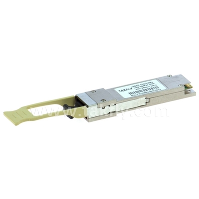 100Gbps QSFP28 SR4 850nm 100m MPO DDMトランシーバー チャンネル1回データ速度は 27.952 Gbpsまで