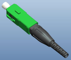 SC UPC/APC タイプ ファイバー・オプティック・コネクタ 機械組み込み技術 125μm 652 657 ファイバー直径