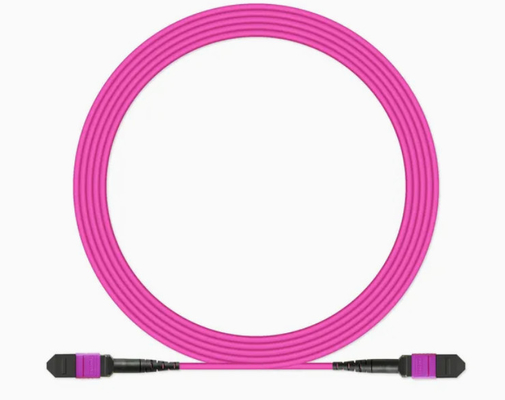 柔軟なMPO/MTP 12ファイバー 光ファイバーパッチコード -20C- 70C 異なる環境のために