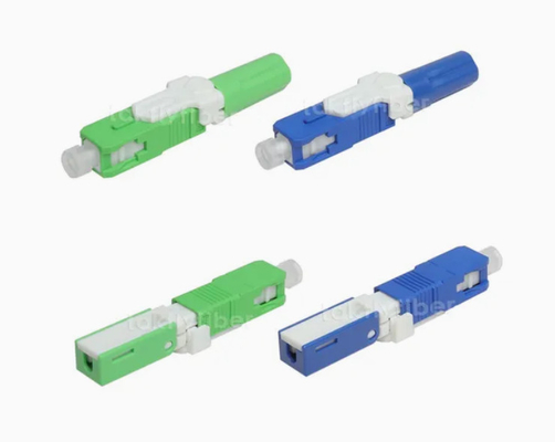 LCコネクタスタイル SCファイバー光光ケーブル用高速コネクタ 0.125mm ファイバー直径