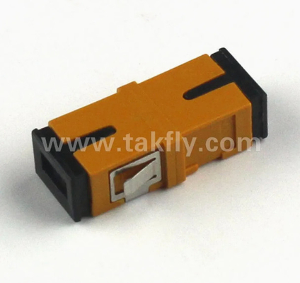 RoHS に準拠する FTTH SC シンプレックス デュプレックス 光ファイバー アダプター 動作温度 -40~85C 回帰損失 ≥45dB