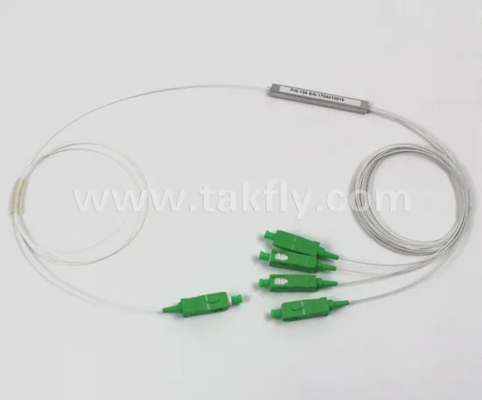 G657A1 ファイバータイプ前接続器 LC 1X8 900um ミニ鋼管 光ファイバー PLC スプリッター PDL≤0.4dB