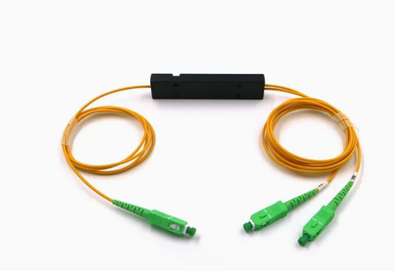 1x2 シングルモード ABS SC PLC スプリッタ 光ファイバー Sc APC 1〜2 PLC スプリッタ