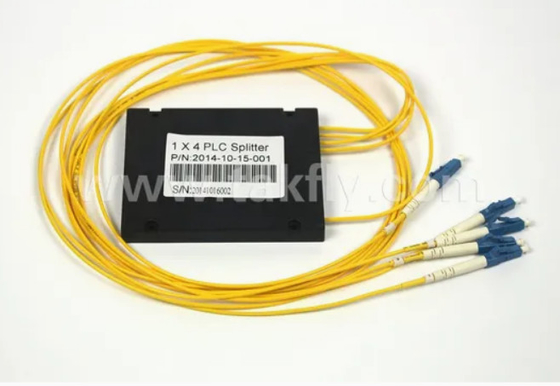 コンパクト Gpon Epon 1X4 SC APC ABS FTTX 光ファイバー PLC スプリッター