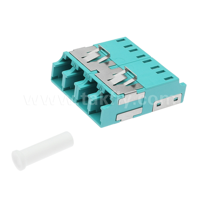 LC四重光ファイバーアダプター APC UPC マルチモード フレンズなし