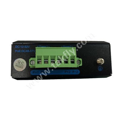 1 つのSFPポートとDIN-Railマウント付きの産業用ギガビットPOEスイッチ