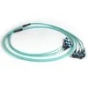8-24 コア OM3 MPO ファイバーパッチコード MPO-MPO LSZH/PVC