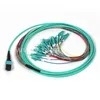 8-24 コア OM3 MPO ファイバーパッチコード MPO-MPO LSZH/PVC
