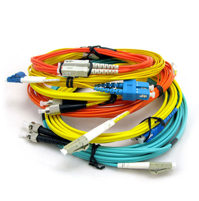 SC/LC/ST/FC Fiber Optical Patch Cord with 1000N Tensile Strength and -40~75 Operating Temperature for Reliable Connectivity