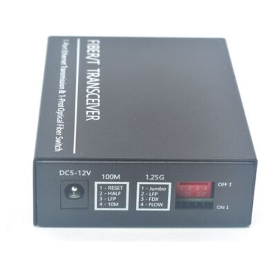 SC シンプレックス/デュプレックス 10/100/1000Base-TX から 1000Base-FX 光ファイバー メディア コンバーター (LFP 付き)
