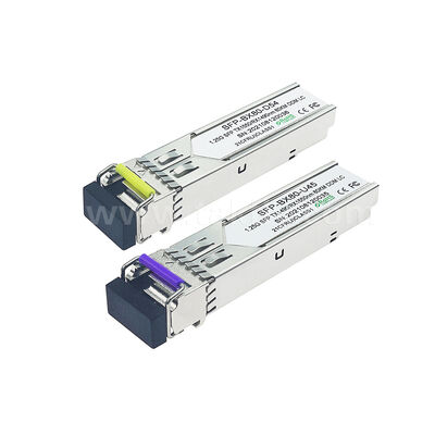 SFPトランシーバモジュール 1.25Gbps 80km LC 到達 Tx1490nm/Rx1550nm SFP 双方向 データセンター FTTH FTTX用