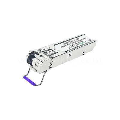 SFP 1.25gbps 80km LC Reach Tx1490nm/Rx1550nm データセンター FTTX用のバイダイレクト光学トランシーバー