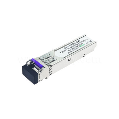 SFP 1.25gbps 80km LC Reach Tx1490nm/Rx1550nm データセンター FTTX用のバイダイレクト光学トランシーバー
