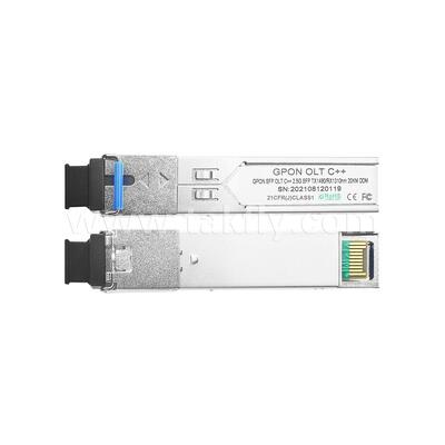 データセンターFTTH FTTX用SFP GPON OLTクラスC++光トランシーバーモジュール