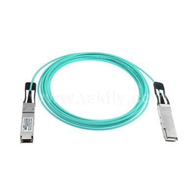 データセンターFTTH FTTX用アクティブ光ケーブルファイバーAOC 40G QSFP+ to 40G QSFP+