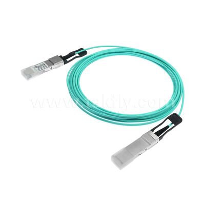 AOC アクティブ オプティカルケーブル ファイバー 40G QSFP+ から 40G QSFP+ データセンター FTTH FTTX