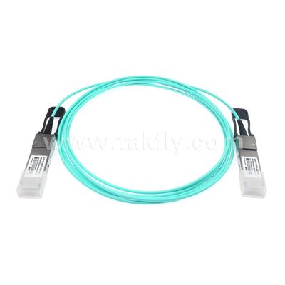 データセンターFTTH FTTX向け100Gbps QSFP28 to QSFP28 アクティブ光ケーブル (AOC)