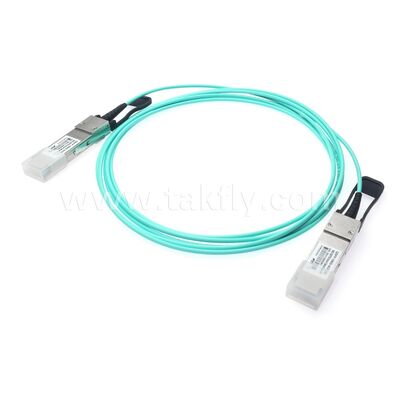 データセンターFTTH FTTX向け100Gbps QSFP28 to QSFP28 アクティブ光ケーブル (AOC)