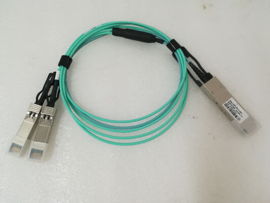 アクティブ・オプティカルケーブル ファイバーAOC 40G QSFP+ 2x10 SFP+ データセンター用
