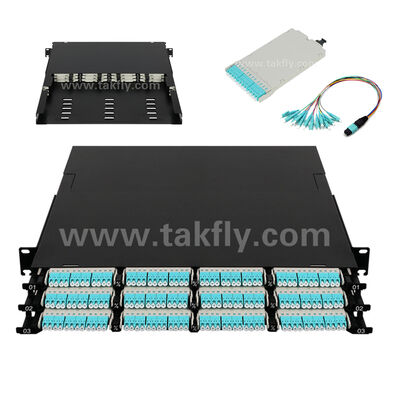 MPOパッチパネル MTPカセット 144コア 超高密度光ファイバー データセンター用 FTTX
