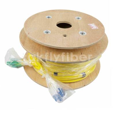 48コア 高密度光ファイバーブレイクアウトケーブルとLSZHシートマルチファイバーケーブル組